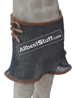 Chainmail Aluminum 10 mm Flat Dome Riveted Maille Skirt